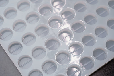 5mL Multidose Round Candy Depositor Mold - 120 Cavities - 24488