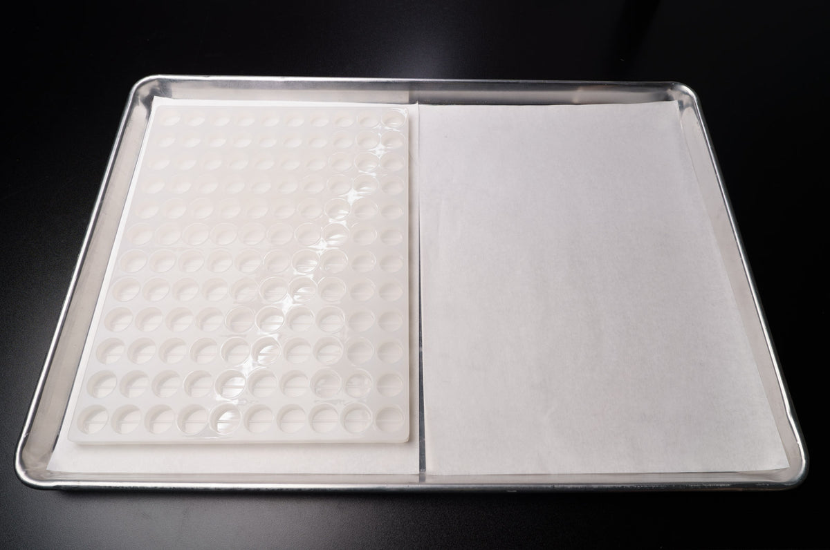 5mL Multidose Round Candy Depositor Mold - 120 Cavities - 24488