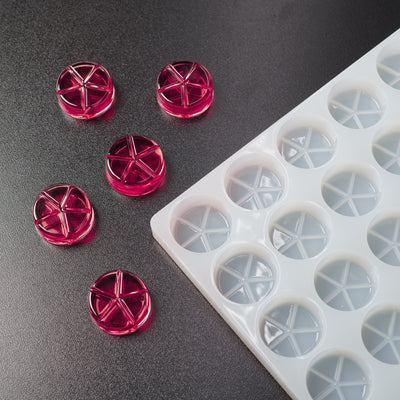 8.8mL Multidose™ Round Candy Depositor Mold - 88 Cavities - 24391