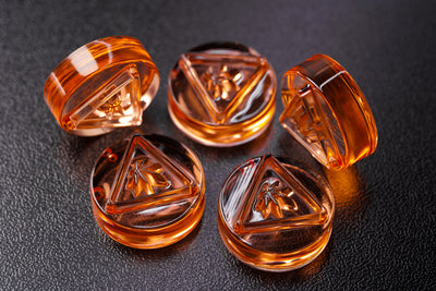 3mL Round Candy Depositor Mold - New Jersey THC Symbol - 140 Cavities - 24478