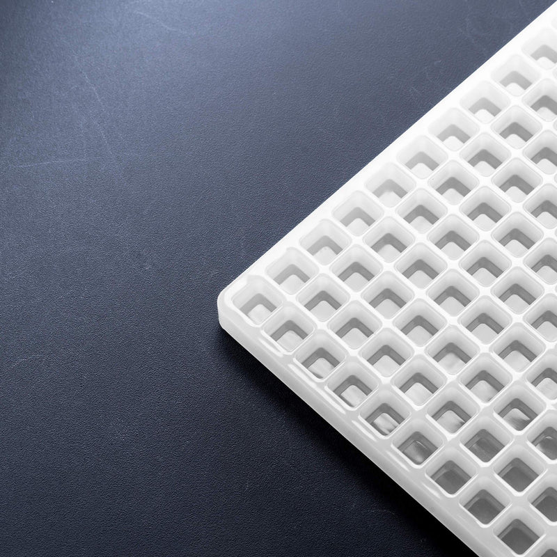 2mLCubeCandyGummyDepositorMold280Cavities100PercentPlatinumSilicone