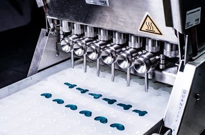 3mLNoveltyButtCandyGummyMoldPlain56Cavities100percentSiliconeTranslucentmoldsbluecandieuniversaldepositor