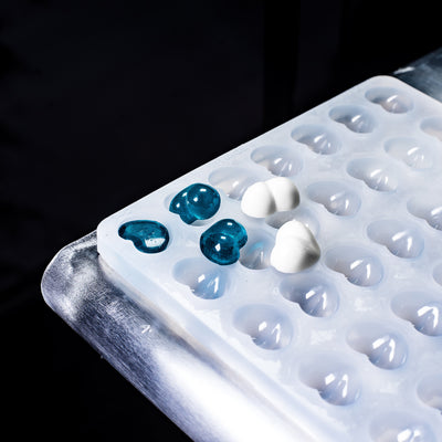 3mLNoveltyButtCandyGummyMoldPlain56Cavities100percentSiliconeTranslucentmoldsbluewhitegummysamples