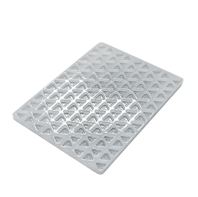 3mLTriangleCandyGummyDepositorMoldNevadaTHCSymbol135Cavities100PercentPlatinumSiliconeWhiteBackground