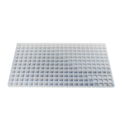 6.8mLBarCandyMoldPlain252Cavities100PercentPlatinumSiliconeFullSheetWhiteBackground