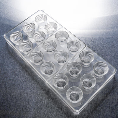 11mL Peanut Butter Cup Mold - MA, ME, RI, VT THC Symbol - 18 Cavities - 22906