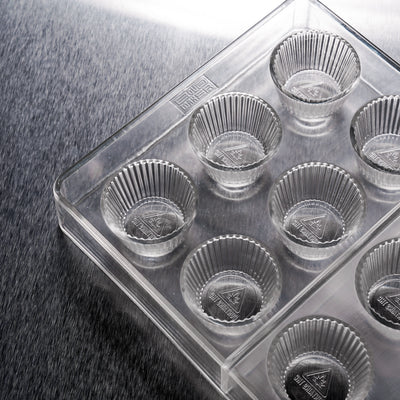 11mL Peanut Butter Cup Mold - MA, ME, RI, VT THC Symbol - 18 Cavities - 22906