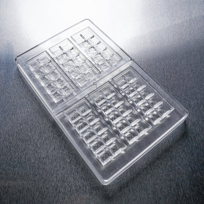37mL 10pc Chocolate Bar Mold - CO, FL, NM, OH THC Symbol - 6 Bars - 22926
