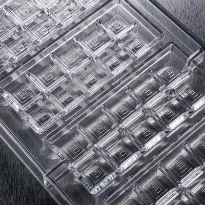 37mL 10pc Chocolate Bar Mold - CBD Symbol - 5 Bars - 22897