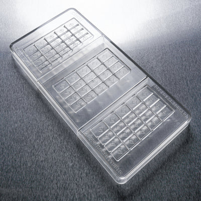 23mL 20pc Chocolate Bar Mold - CO, FL, NM, OH THC Symbol - 3 Bars - 22918