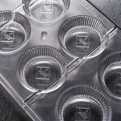 18.5mL Peanut Butter Cup Mold - CO, FL, NM, OH THC Symbol - 8 Cavities - 22921