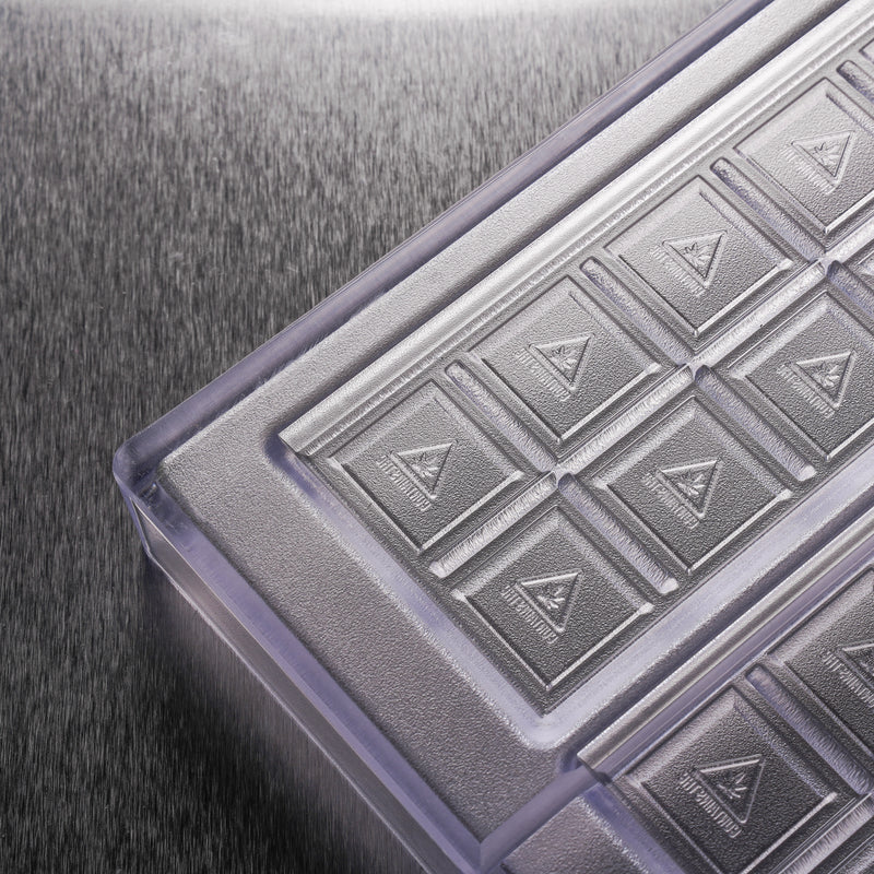 43mL 10pc Luxury Design Chocolate Bar Mold - Massachusetts/Maine/Rhode Island THC Triangle Symbol