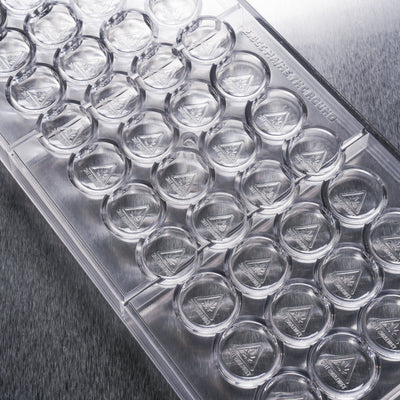 2.5mL Round Candy Mold - MA, ME, RI, VT THC Symbol - 40 Cavities - 22903