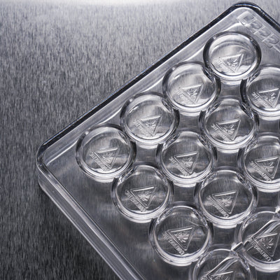 2.5mL Round Candy Mold - MA, ME, RI, VT THC Symbol - 40 Cavities - 22903