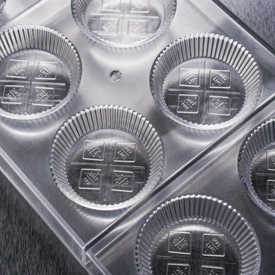 18.5mL Peanut Butter Cup Chocolate Mold - New Mexico THC Symbol - 8 Cavities - 22937