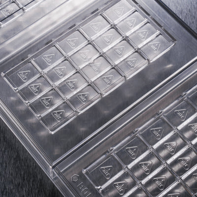23mL 20pc Chocolate Bar Candy Mold - Nevada THC Symbol - 3 Bars - 22930