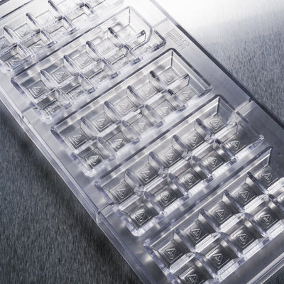 37mL 10pc Chocolate Bar Mold - Nevada THC Symbol - 5 Bars - 22931