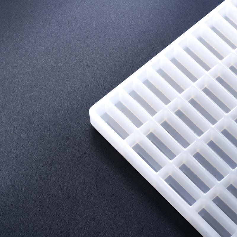 9.2mL Rectangle Candy Depositor Mold - Plain - 84 cavities