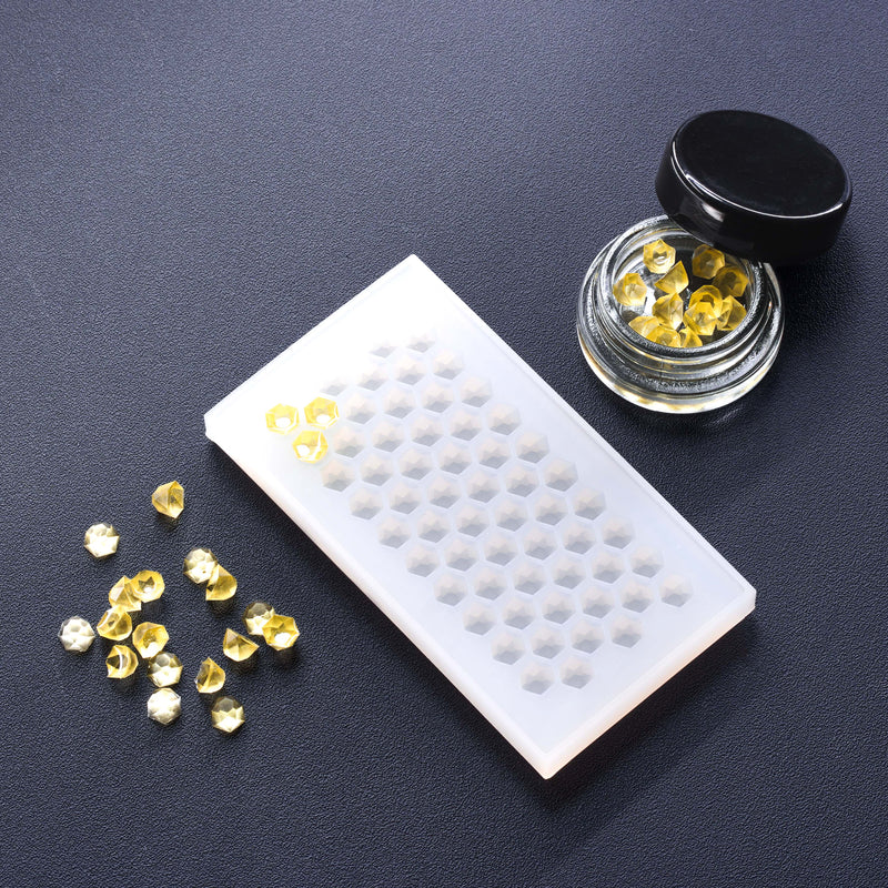 0.1mL - Geometric Dome Concentrate Mold - Plain - 60 Cavities - SRS1
