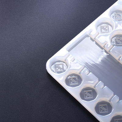 6.8mL Lollipop Candy Depositor Mold - CO, FL, NM, OH THC Symbol - 44 Cavities - 22055