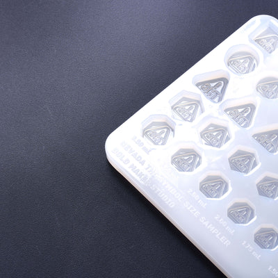 Regulatory Sampler Mold - Nevada THC Symbol - 5 Shapes in 8 Sizes - 22002