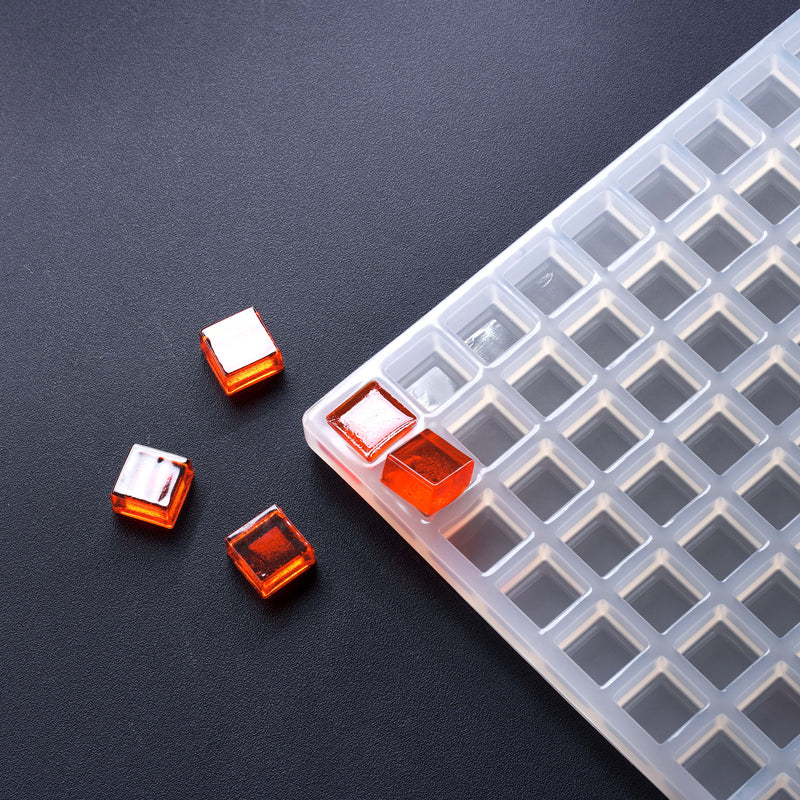2.5mL Square Candy Depositor Mold - Plain - 252 cavities