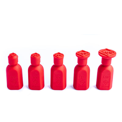 Silicone Culinary Stamps - CO, FL, NM, OH THC Symbol - 5 sizes - TCO1