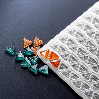 1.75mL Triangle Candy Depositor Mold - MA, ME, RI, VT THC Symbol - 210 Cavities - 22067