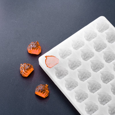 4mL Jack-O'-Lantern Candy Mold - 55 Cavities - 22630