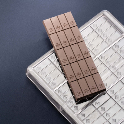 46.6mL 20pc Chocolate Bar Mold - CO, FL, NM, OH THC Symbol - 5 Bars - 22927