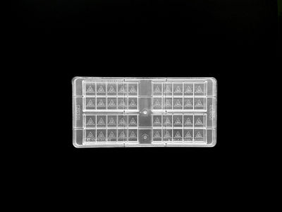 50mL 10pc Chocolate Bar Mold - MA, ME, RI, VT THC Symbol - Polycarbonate - 4 Bars - 22909