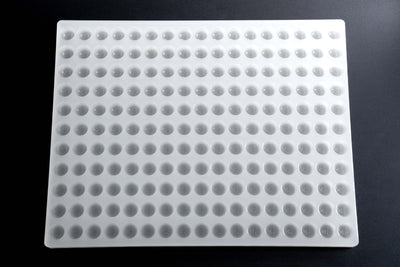 3mL Dome Candy Depositor Mold - MA, ME, RI, VT THC Symbol - 187 Cavities - 22017