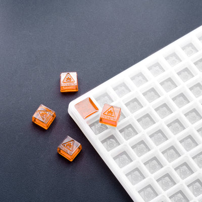 2.5mL Square Candy Mold - MA, ME, RI, VT THC Symbol - 252 Cavities - 22082