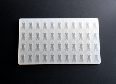 3.5mL Female Torso Candy Mold - 44 Cavities - 22088
