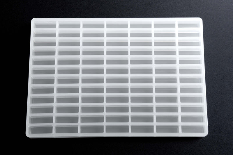 9.2mL Rectangle Candy Depositor Mold - Plain - 84 cavities