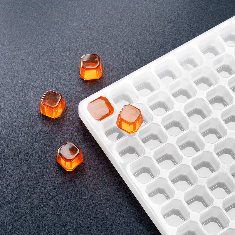 3mL Square Gem Candy Depositor Mold - Plain - 280 cavities