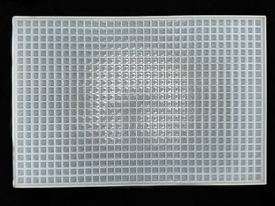 2mL Square Candy Full Sheet Mold - MA, ME, RI, VT THC Symbol - 726 Cavities - 22139