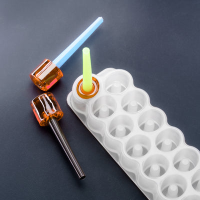 Cylinder Hookah-Pop Tip Hard Candy Mold - Pack of 2 - 20 Cavities - 22174