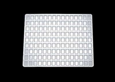 4.1mL Rectangle Gem Candy Depositor Mold - 135 Cavities - 22124