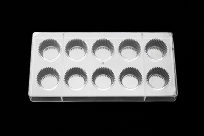 22.1mL Peanut Butter Cup Candy Mold - 10 Cavities - 22883