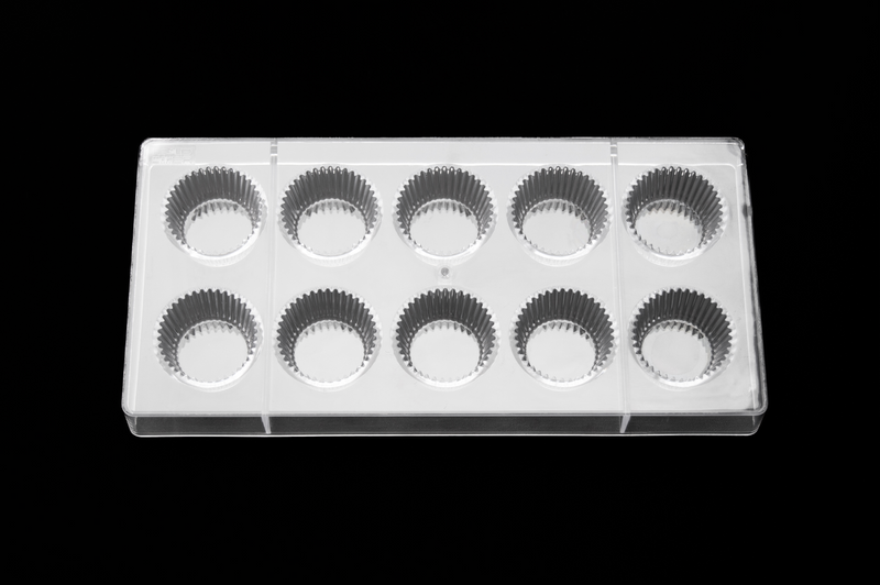 22.1mL Peanut Butter Cup Candy Mold - Polycarbonate - 8 Cavities - 22883