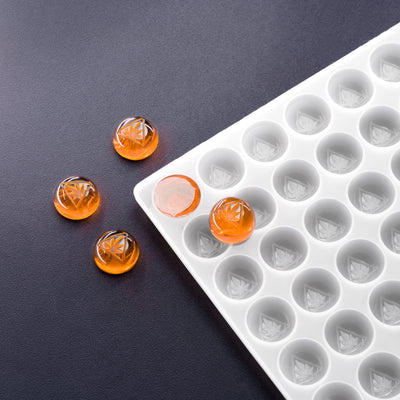 3mL Dome Candy Depositor Mold - New Jersey THC Symbol - 120 Cavities - 22932